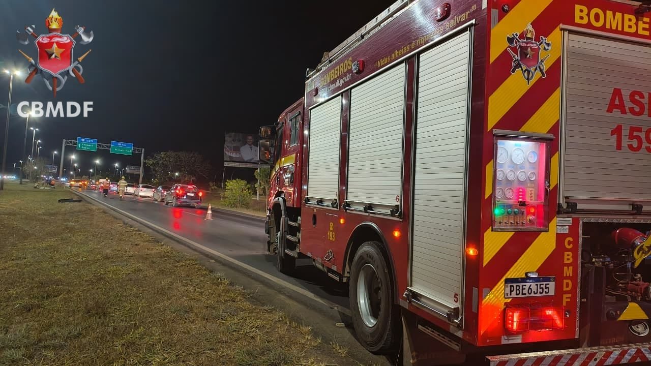 Homem morre após ser atropelado na BR-020, próximo a Planaltina