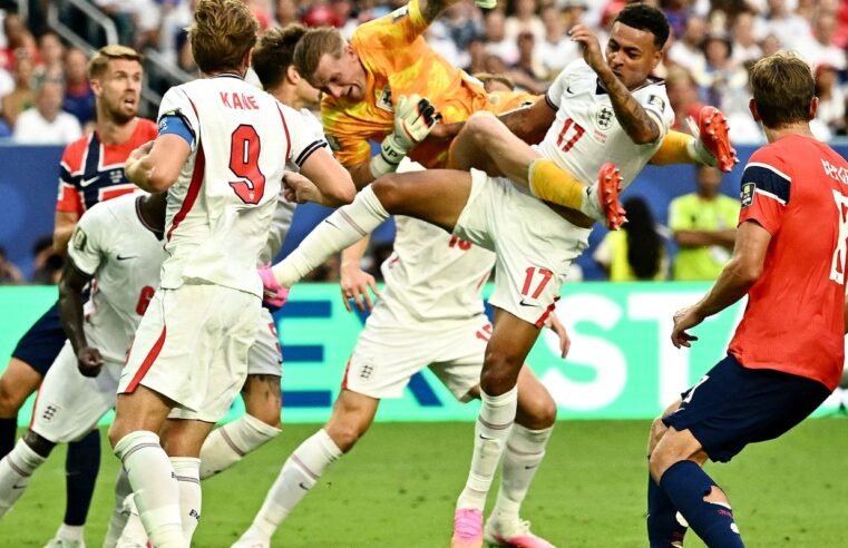 Inglaterra passa pela Noruega na prorrogação e está na semifinal