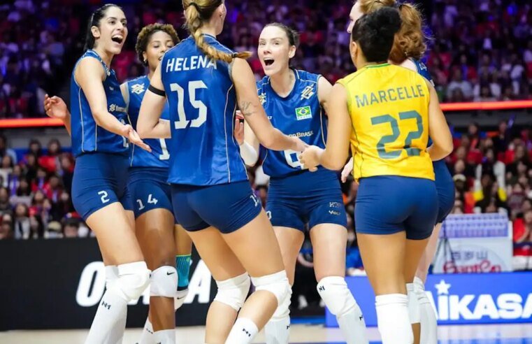 Liga das Nações: Brasil bate anfitrião Japão em abertura de 3ª semana