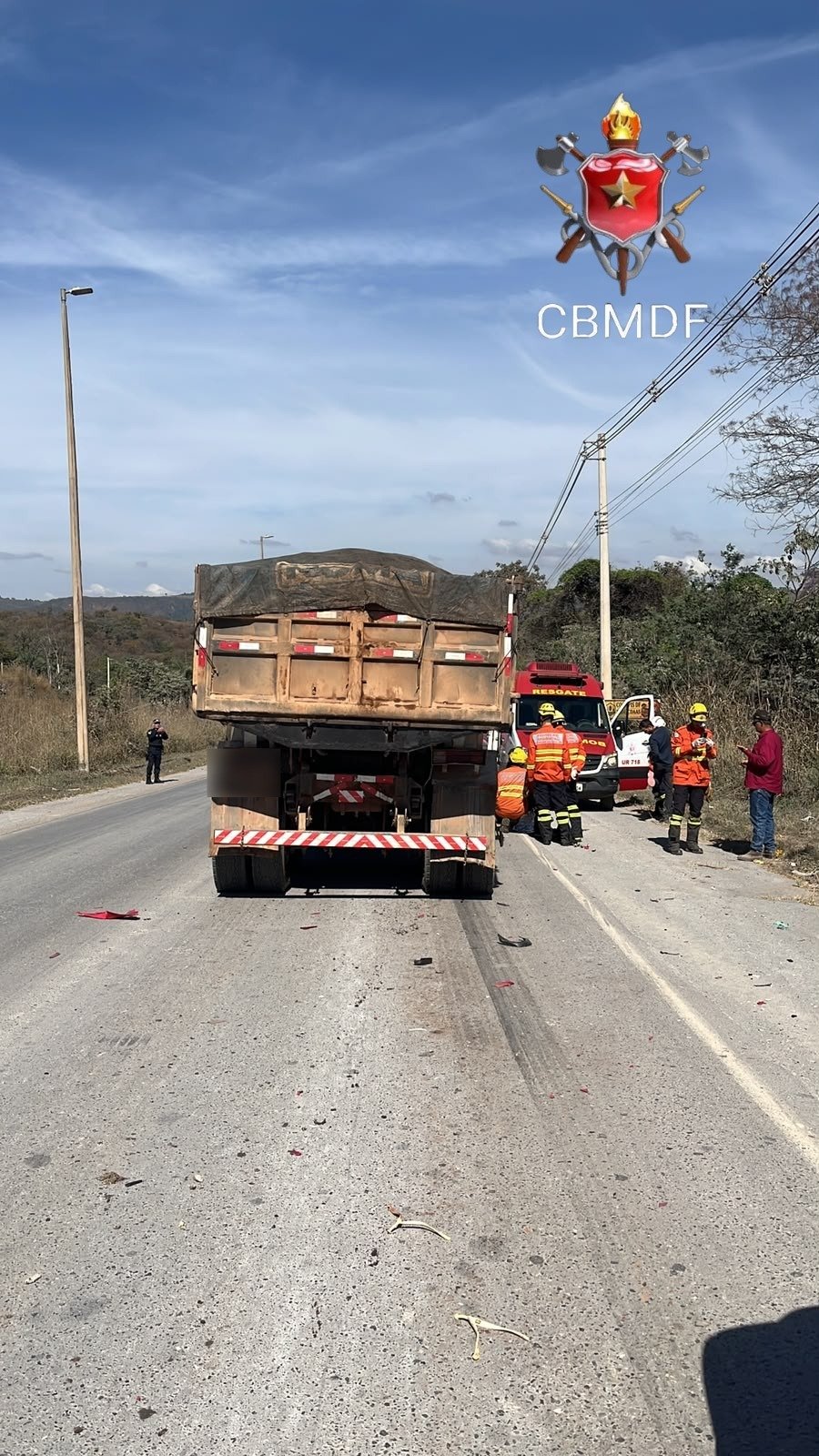 Motociclista morre após colisão frontal com caminhão em Sobradinho