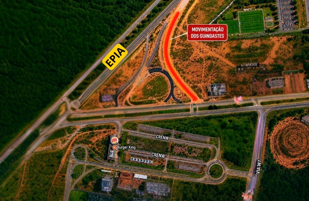 Noroeste terá interdições momentâneas no trânsito até dia 23