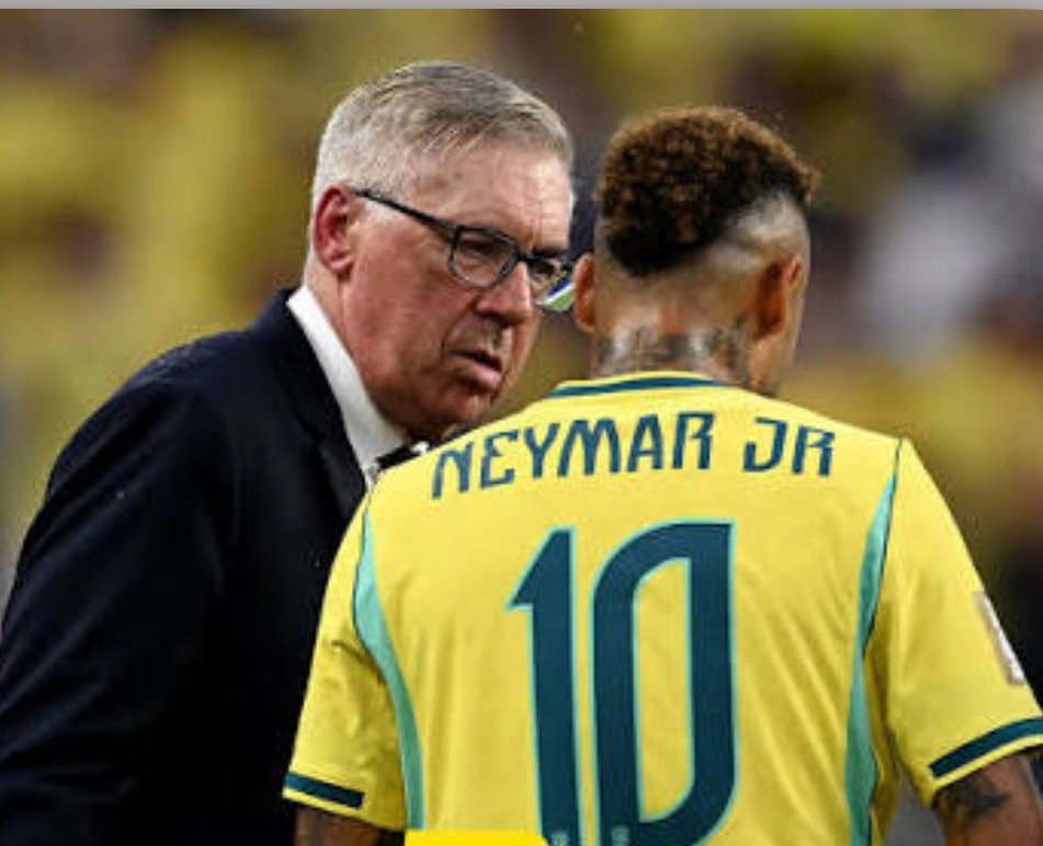 O que Carlo Ancelotti pensa, neste momento, sobre Neymar?