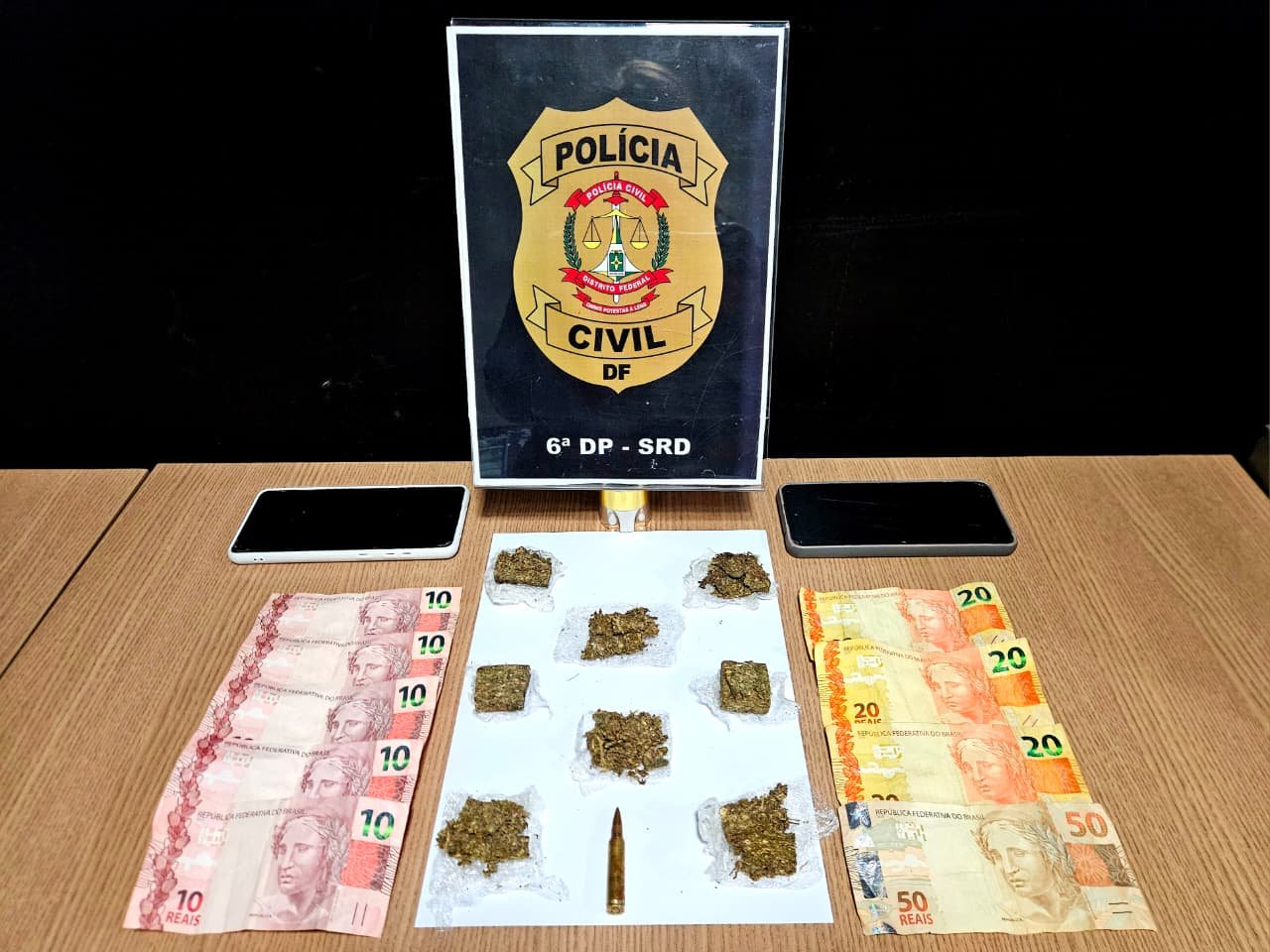 Operação Shadow prende dois suspeitos de tráfico e apreende drogas no Paranoá