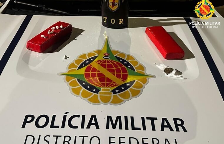 Operações da PMDF prendem quatro suspeitos por tráfico de drogas em Samambaia e Santa Maria
