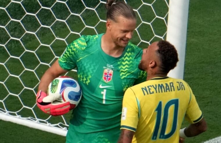 “Otário”: saiba o que Neymar disse para provocar goleiro da Noruega em cobrança de pênalti