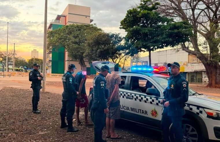 PM prende dois foragidos da Justiça durante patrulhamento na Ceilândia