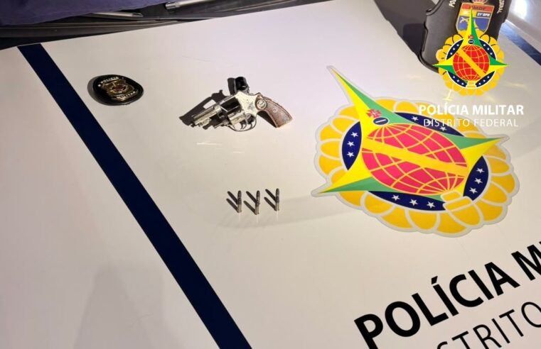 PMDF prende homem por porte irregular de arma de fogo em São Sebastião