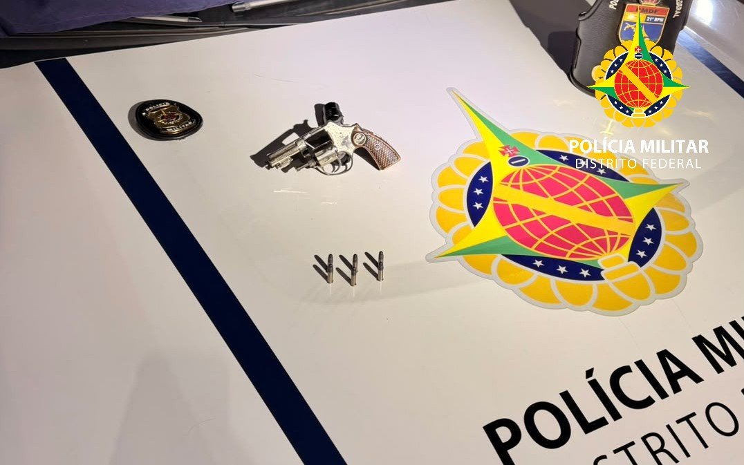 PMDF prende homem por porte irregular de arma de fogo em São Sebastião