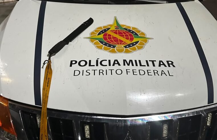PMDF prende homem que esfaqueou mulher em Ceilândia Norte 