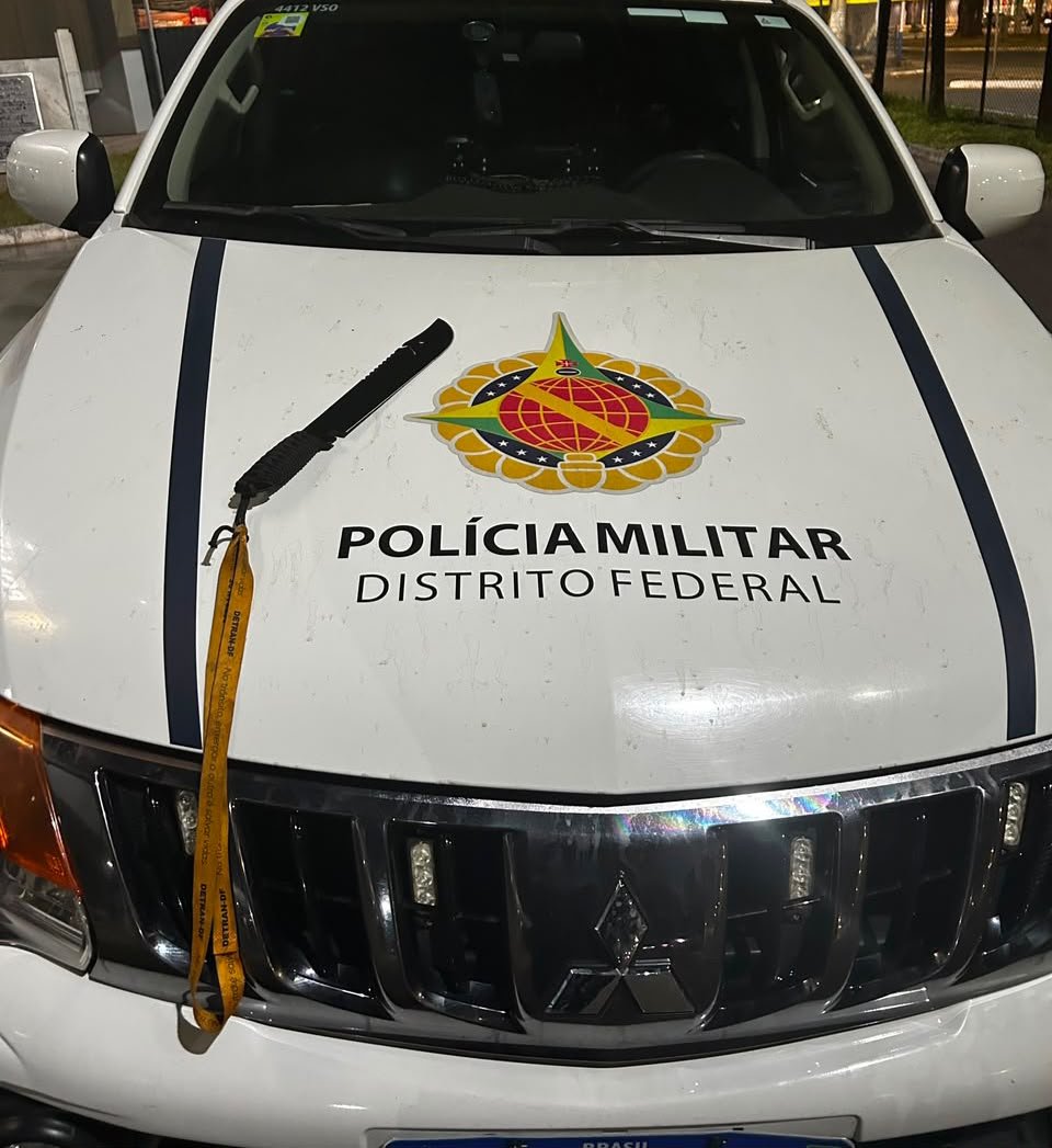 PMDF prende homem que esfaqueou mulher em Ceilândia Norte 