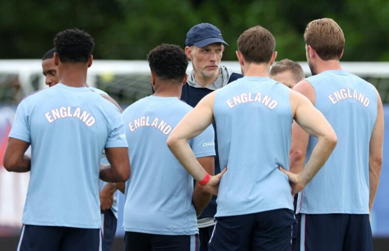 Rice, Guéhi e Reece James não participam do treino da Inglaterra a 3 dias do jogo contra a Noruega