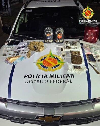 Seis são presos durante operação contra o tráfico em Ceilândia