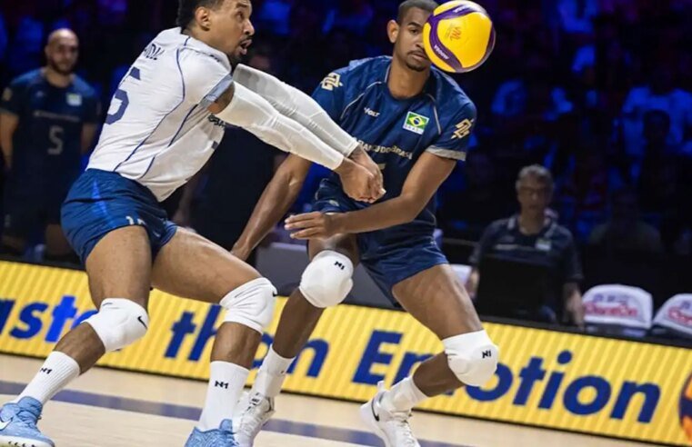 Seleção masculina perde e pode dar adeus à Liga das Nações de vôlei