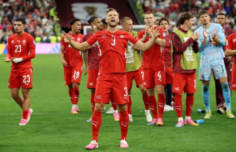 Suíça vence Argélia (2-0) e avança às oitavas de final da Copa do Mundo