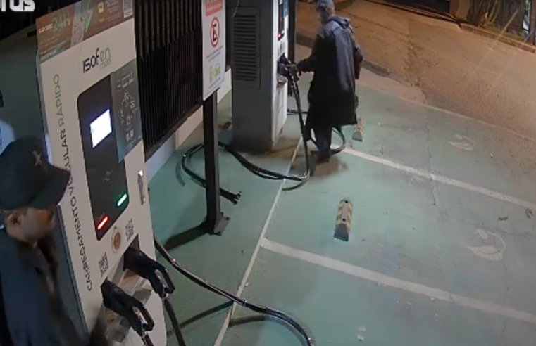 Vídeo: homem é preso suspeito de furtar cabos de eletropostos em Águas Claras