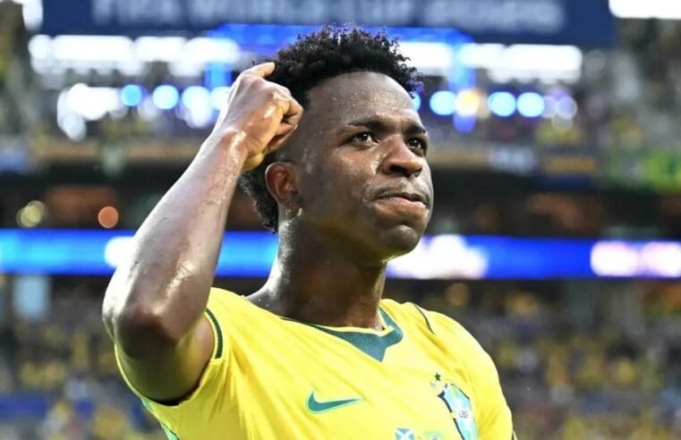 Vini Jr. negocia renovação com o Real Madrid e entra na mira do Arsenal, segundo jornal