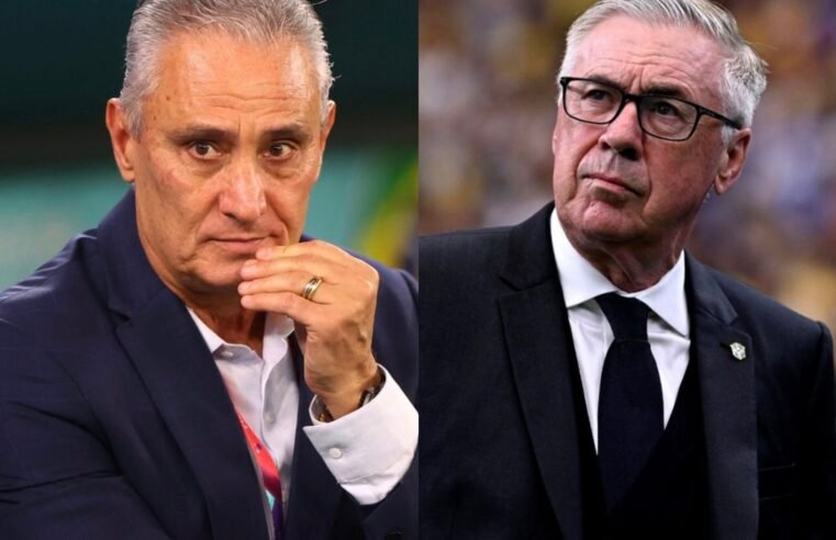 Você vai se surpreender com a comparação dos números de Carlo Ancelotti com os de Tite