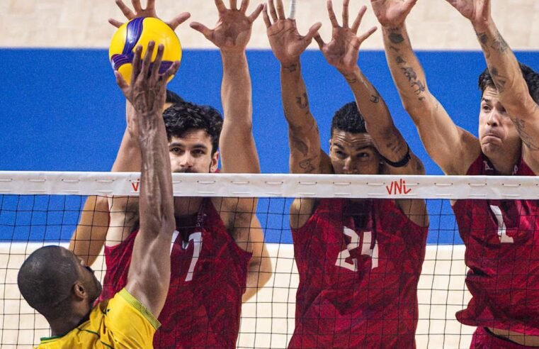Vôlei: Brasil perde para EUA e volta a se complicar na Liga das Nações