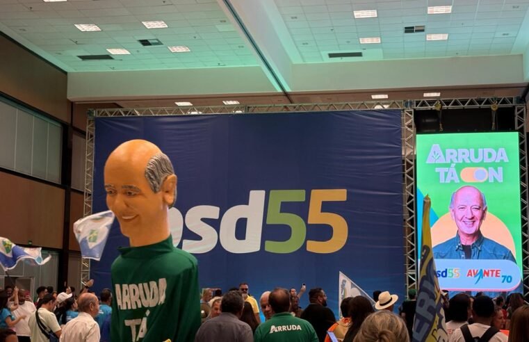 16 anos depois, Arruda lança candidatura ao Buriti no Centro de Convenções