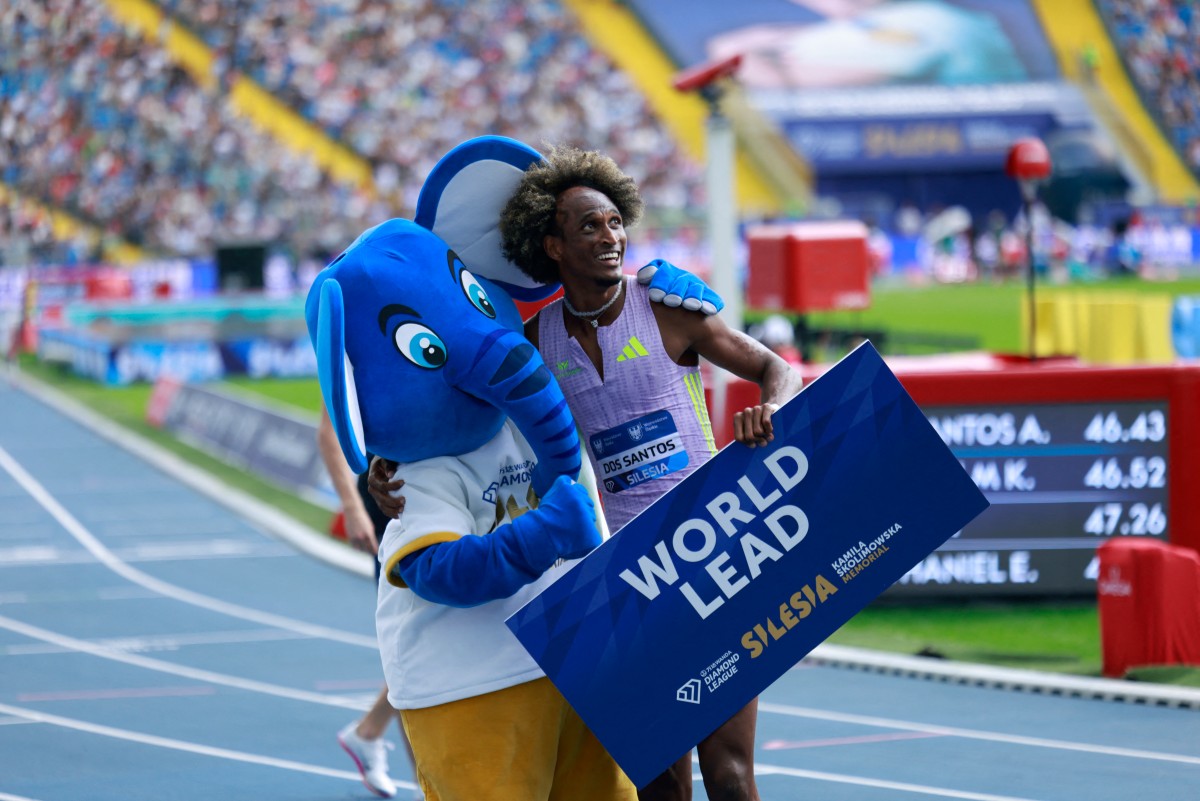 Alison dos Santos vence 400m com barreiras na Polônia com novo recorde do ano
