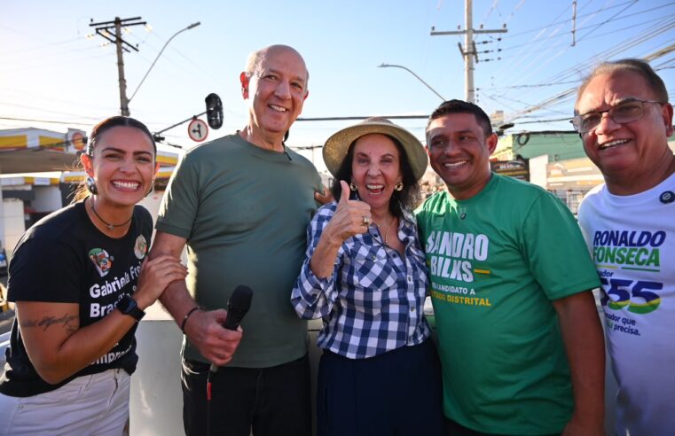 Arruda encontra promove carreata com Abadia e formaliza apoio de Izalci Lucas