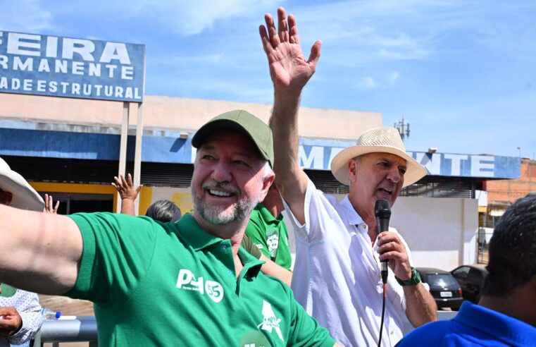 Arruda faz carreata na Estrutural, fala sobre Segurança e promete restaurantes