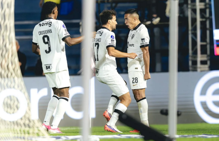 Atlético-MG vence Bragantino fora de casa e abre vantagem na Sul-Americana