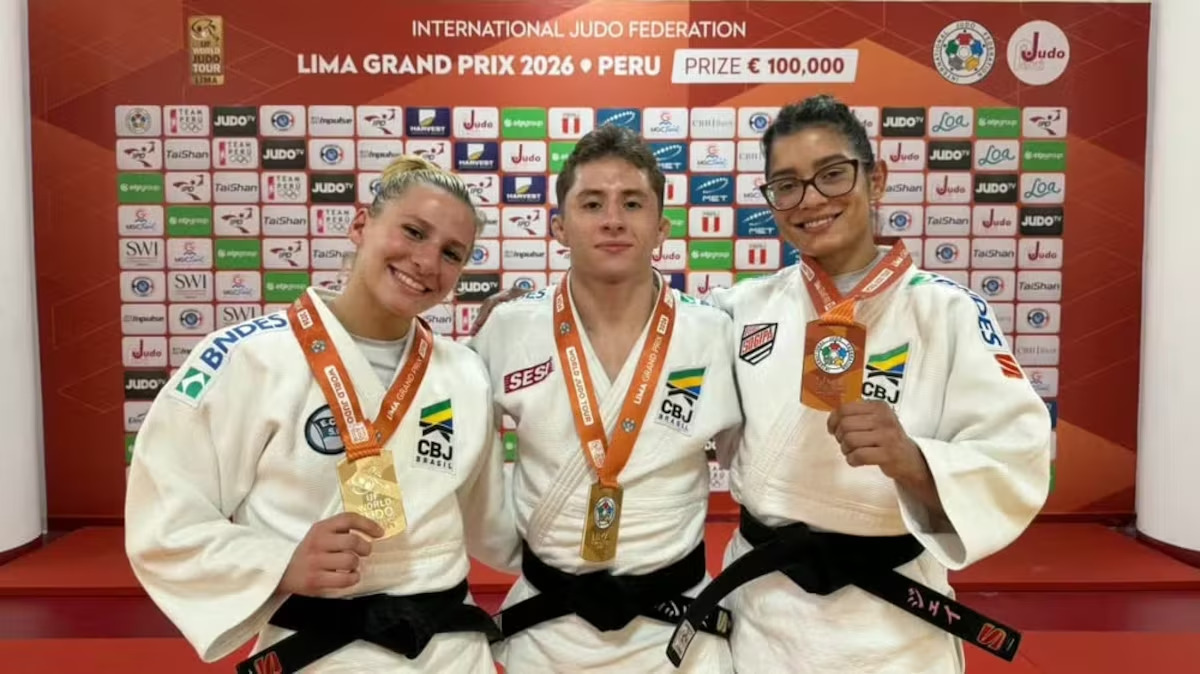Brasil abre Grand Prix de Lima com dois ouros e um bronze no judô