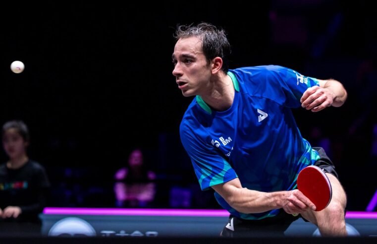 Calderano supera anfitrião na estreia do Europe Smash na Suécia