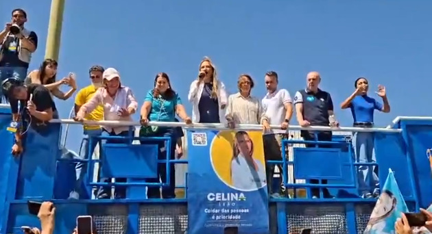 Celina Leão inaugura comitê de campanha em Ceilândia ao lado de Michelle Bolsonaro e aliados