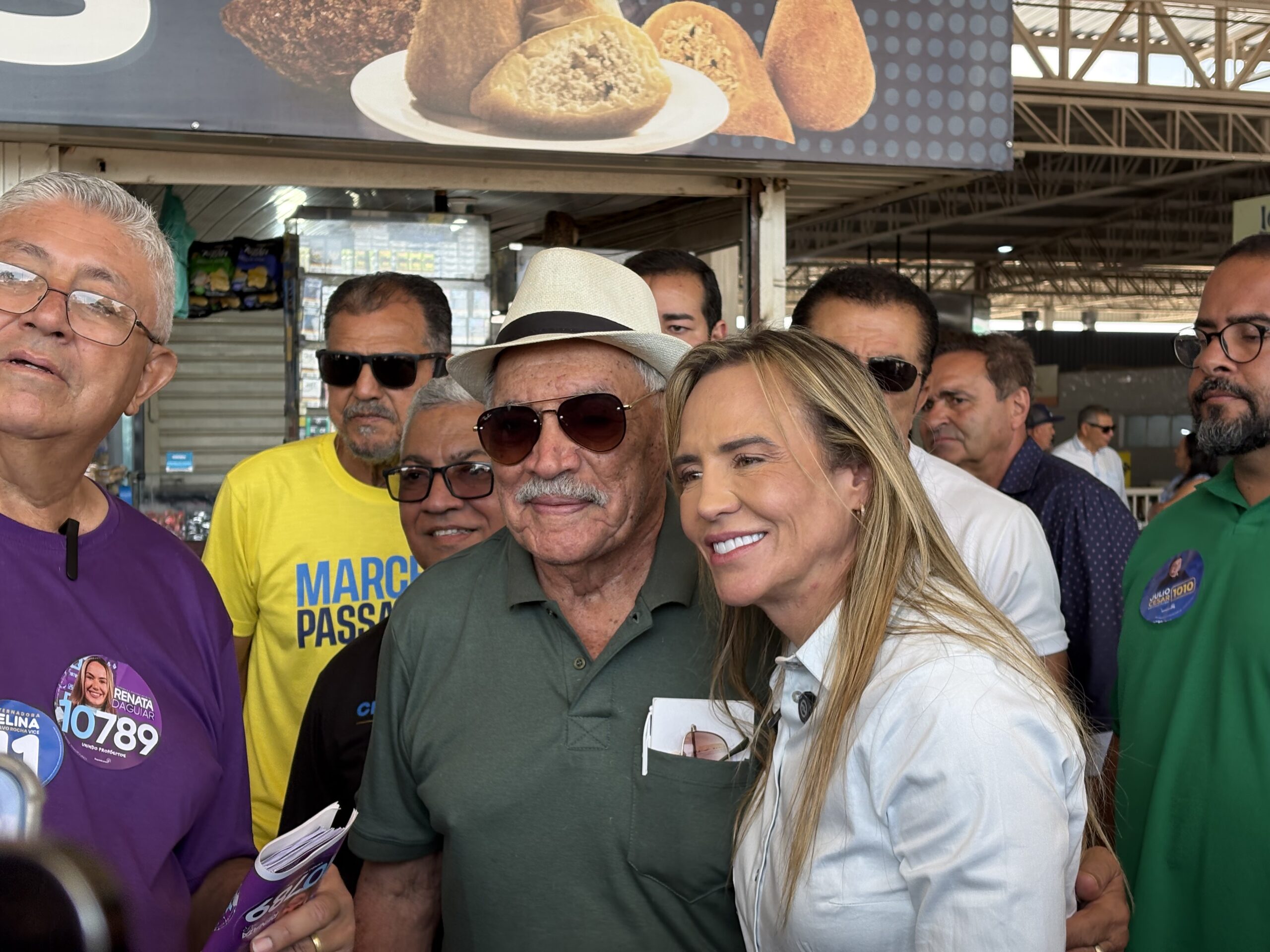 Celina visita a Feira do Gama e a Rodoviária e promete investir na mobilidade da cidade