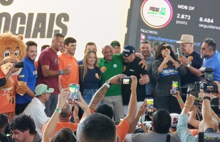 Com presença de Celina, MDB-DF realiza convenção