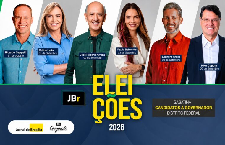 Confira o Resenha Eleitoral, o aquecimento do JBr. para as sabatinas com candidatos ao GDF