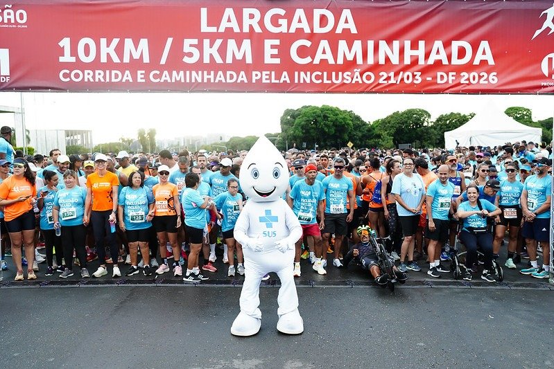 Corrida de rua aproxima pessoas com e sem deficiência e fortalece a inclusão em Brasília