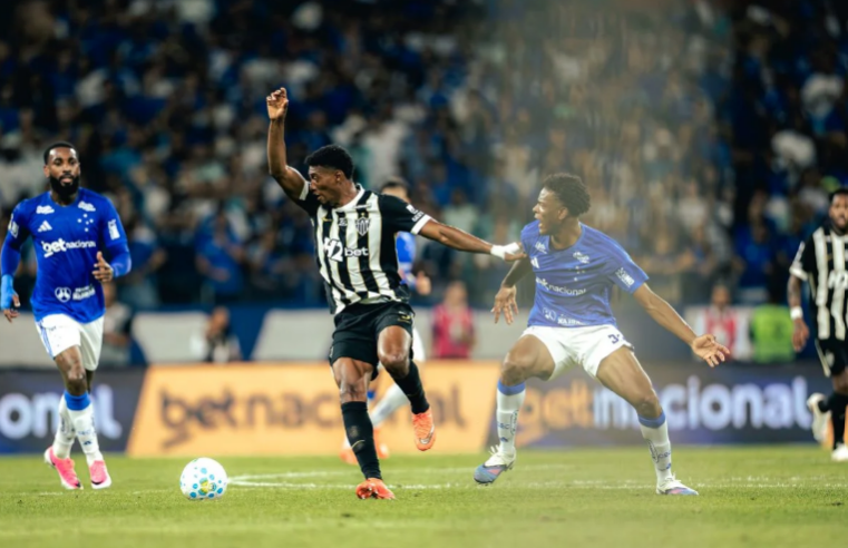 Cruzeiro e Atlético-MG empatam em 1 a 1 no primeiro jogo das quartas da Copa do Brasil