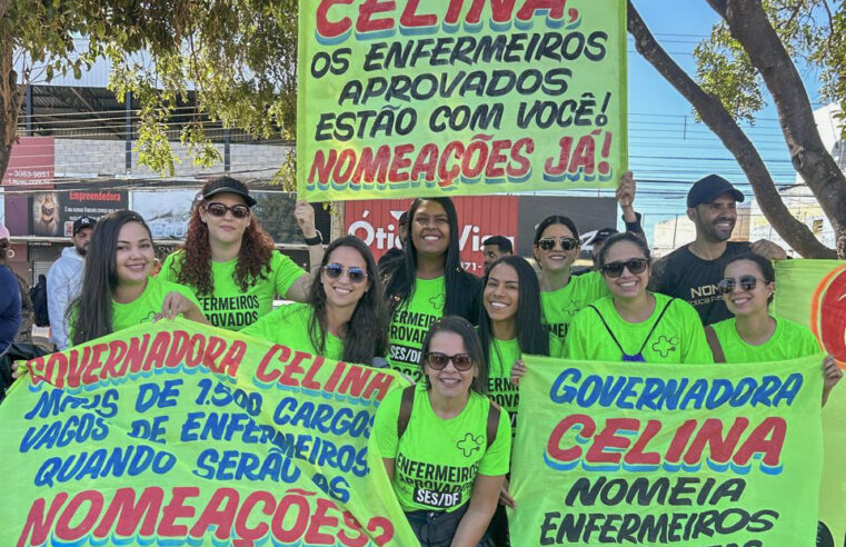 Enfermeiros do DF cobram nomeações de concurso que ocorreu em 2022 para diminuir déficit de profissionais na saúde pública