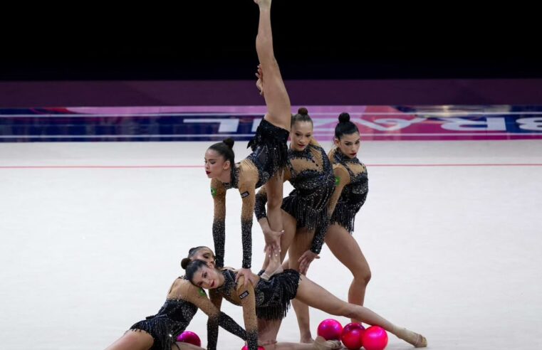 Ginástica rítmica: Brasil é bronze e garante vaga em Los Angeles 2028