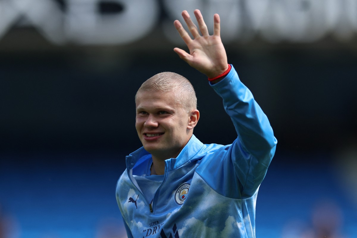 Haaland surpreende e abandona cabelos longos antes de estreia do City na Premier League