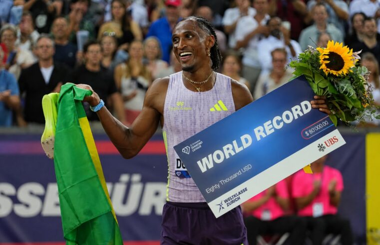 Histórico! Alison dos Santos destrona Warholm e quebra recorde mundial dos 400m com barreiras