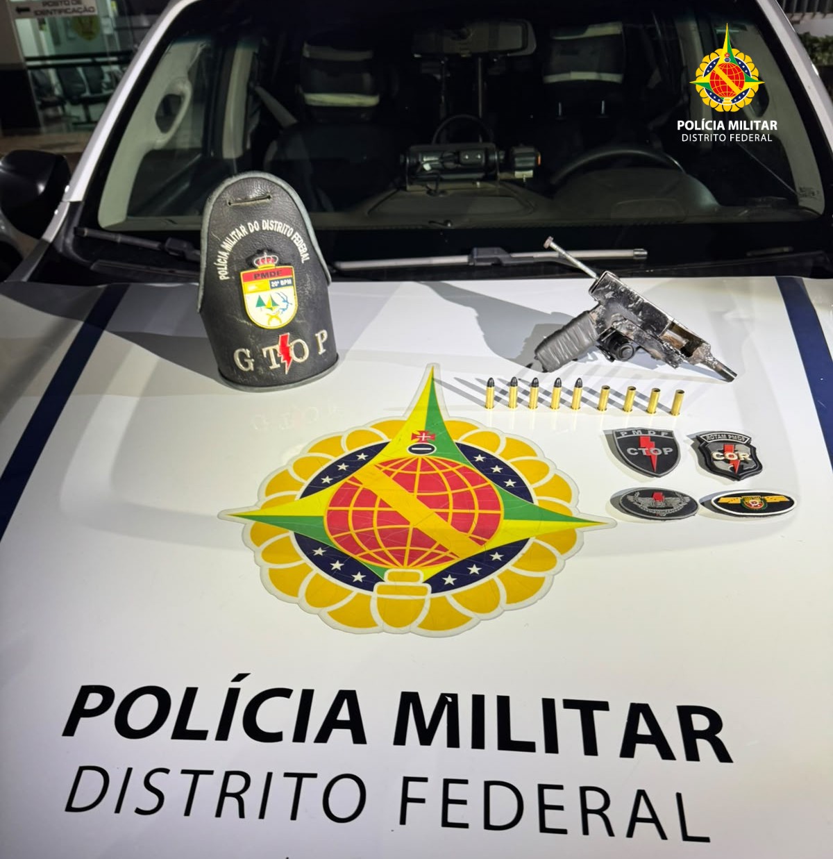 Homem é preso após disparar arma de fabricação caseira em via pública no Itapoã