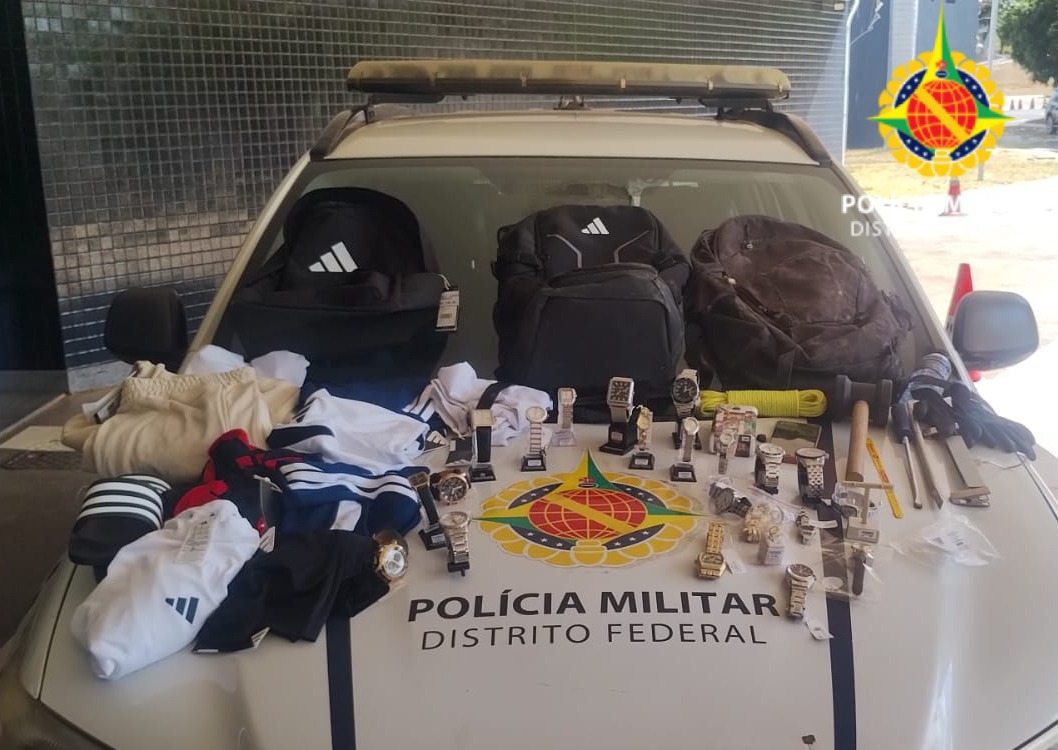 Homem em saída temporária é preso por furto de joias em shopping do DF