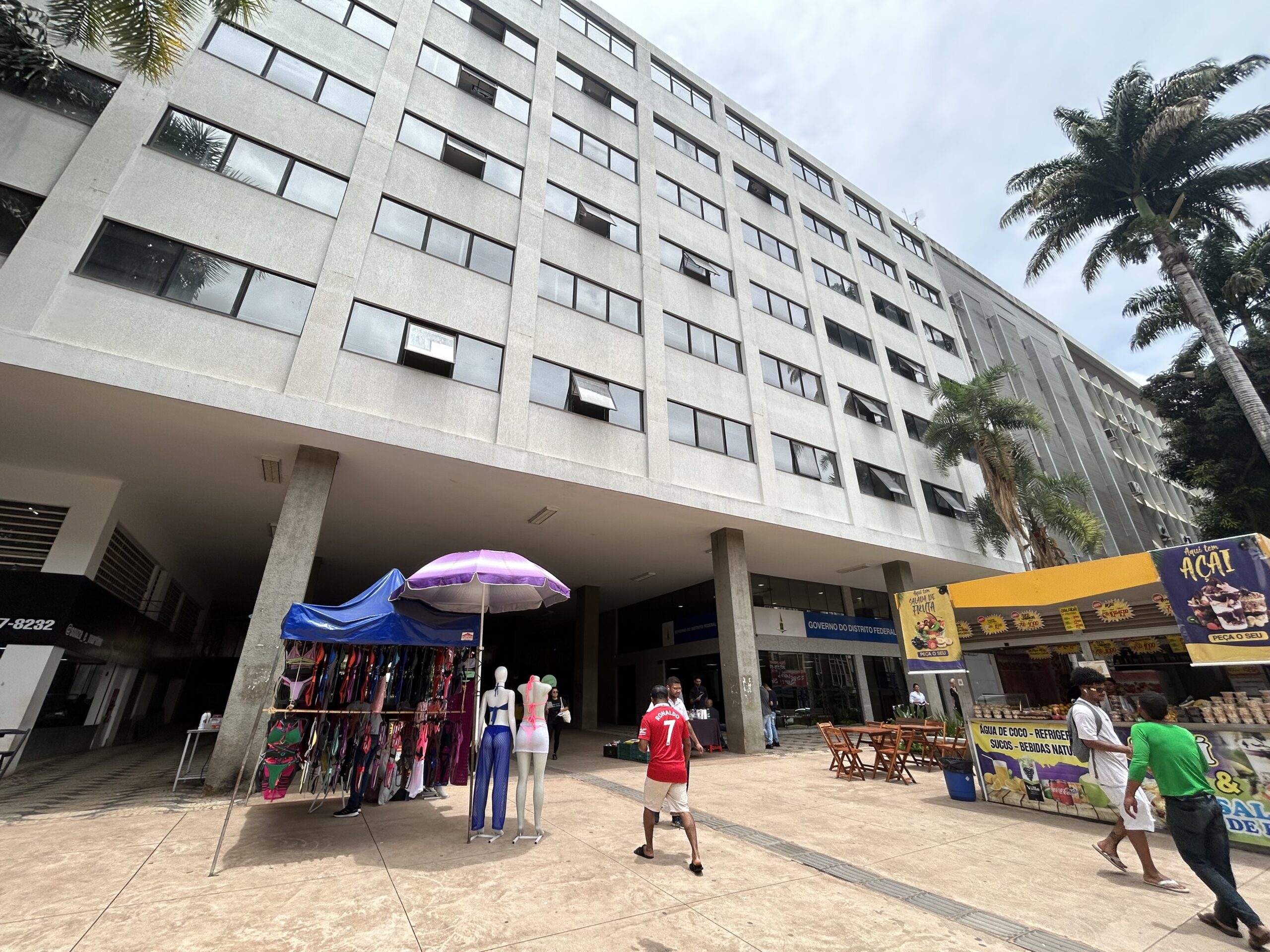 Interdição no Setor Comercial Sul altera trânsito durante filmagem