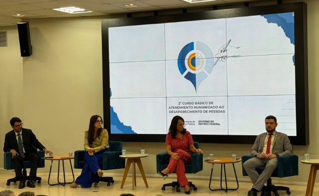 MPDFT participa de curso sobre desaparecimento humanizado no DF