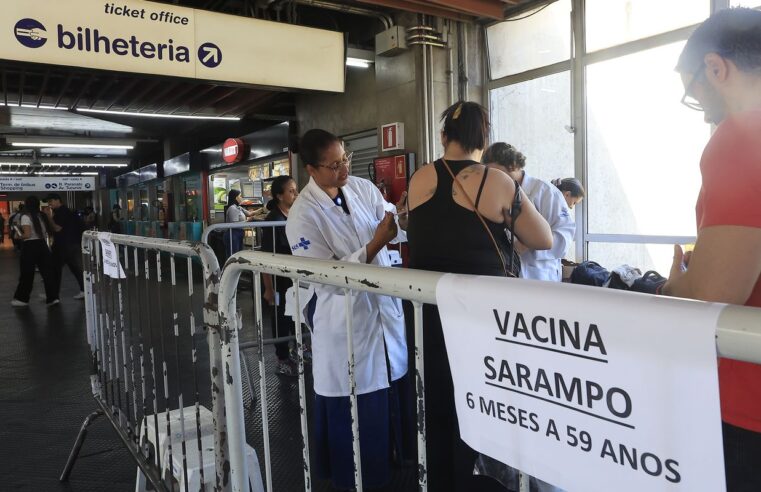 Ministério da Saúde reforça chamamento para vacina contra o sarampo