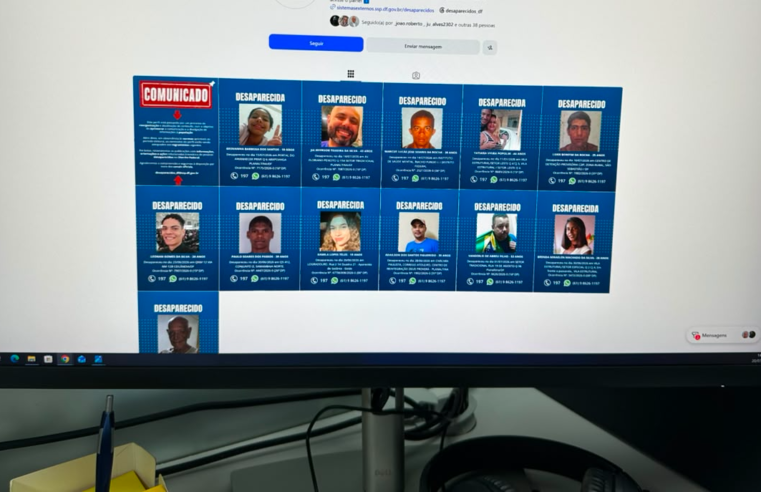 Orientação reforça registro imediato de desaparecidos