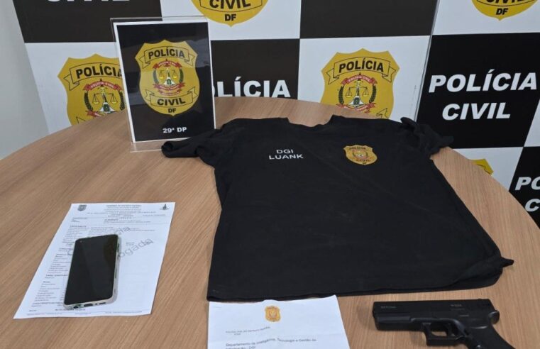 PCDF apreende camiseta e documento falsificado de homem que se passava por policial