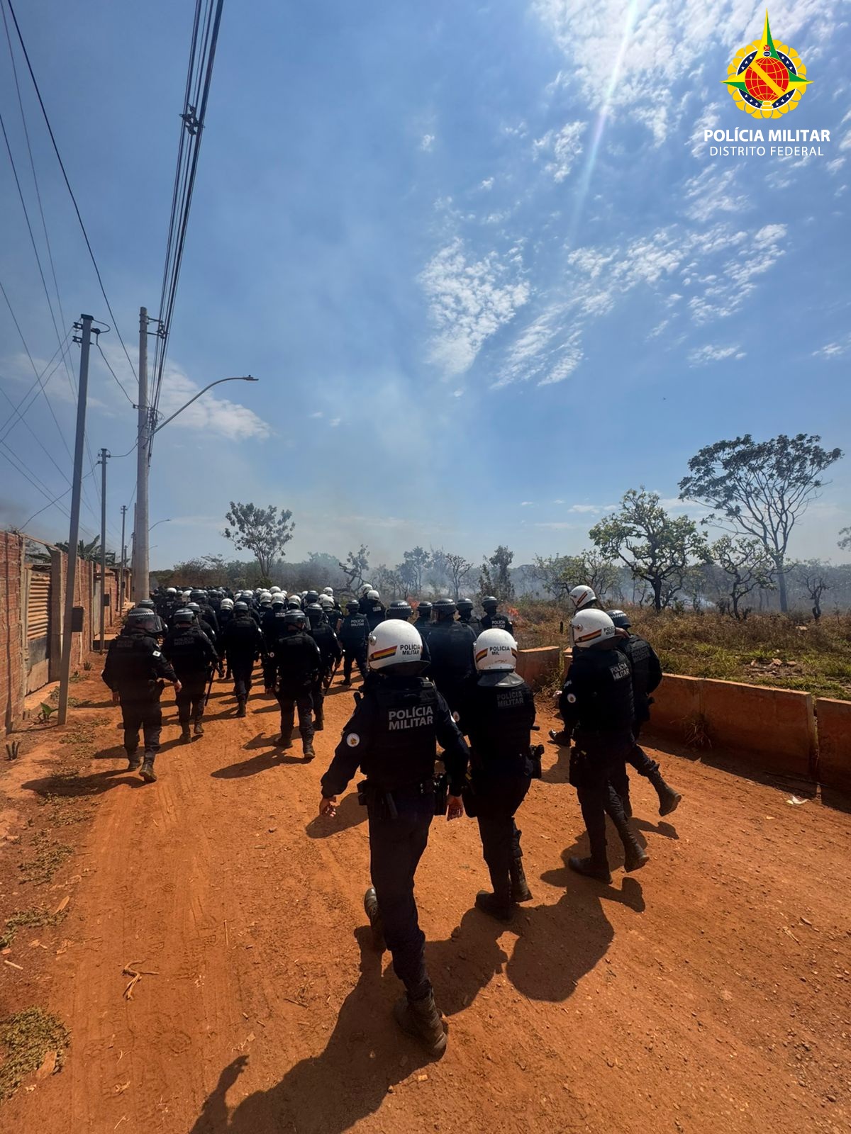 PMDF participa de operação integrada para desocupar área irregular na Estrutural