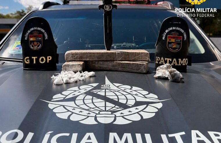 PMDF prende suspeito por tráfico de drogas no Arapoanga