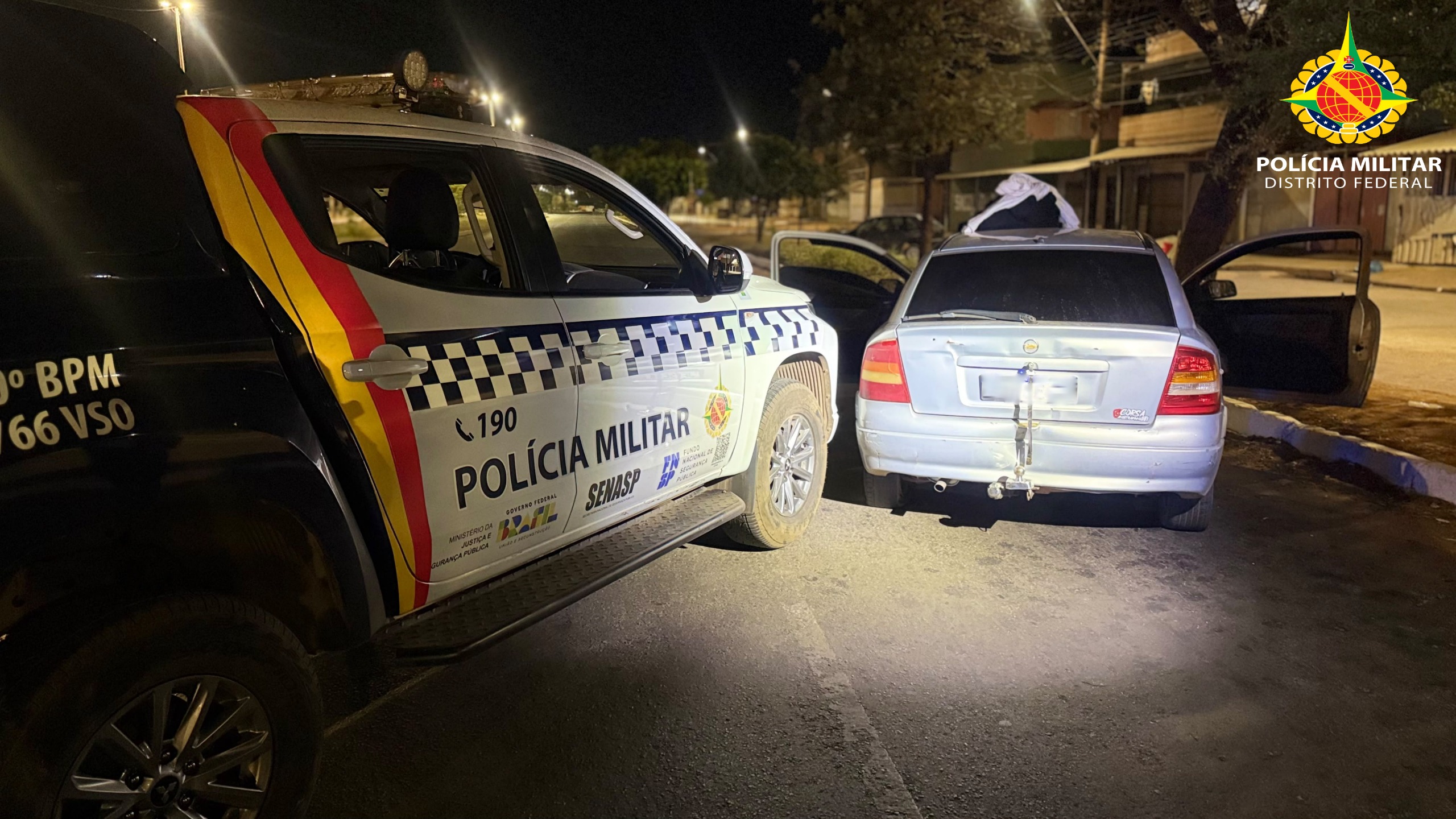 Perseguição termina com cinco detidos e adolescente ferido em Ceilândia