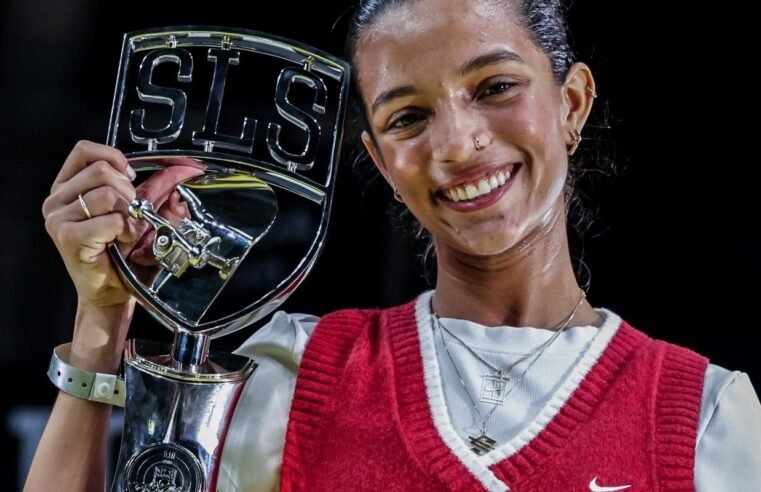 Rayssa é campeã da etapa carioca da Liga Internacional de Skate Street